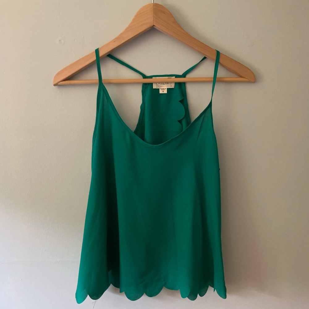 scalloped Pacsun tank